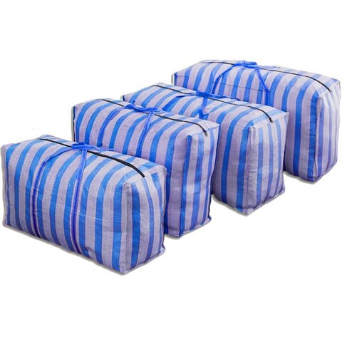 Doreen 4pcs  Stripe Large Jumbo Laundry Bags(GC2254A)