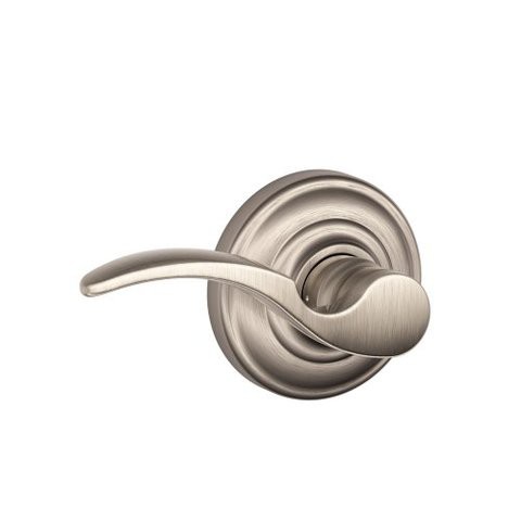 Schlage St.Annes Passage Lever, Andover Rose, Satin Nickel - Fa10Sta619/F10Sta619And