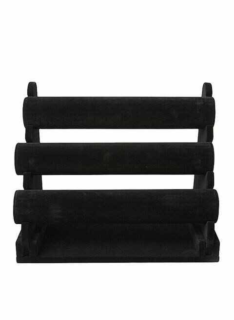 East Lady 3 Layer Multi Bangle Organizer Black