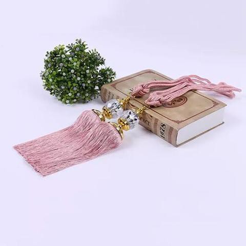 Deals For Less - Curtain Tassel Tieback , Curtain Holder , Pink  Color