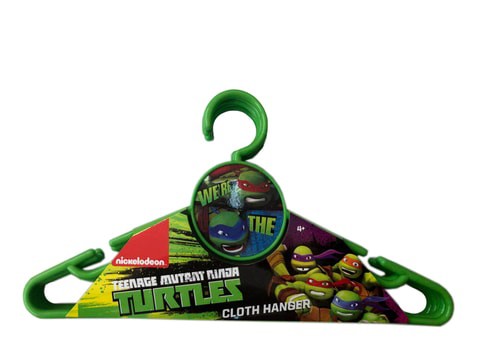 Nickelodeon Cloth Hanger Round 18Pcs Teenage Mutant Ninja Turtles