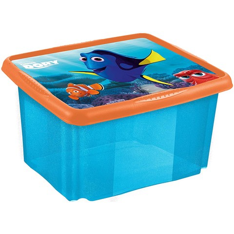 Keeeper Anna &quot;Finding Dory&quot; Turn Around Stacking Box With Lid 45 L