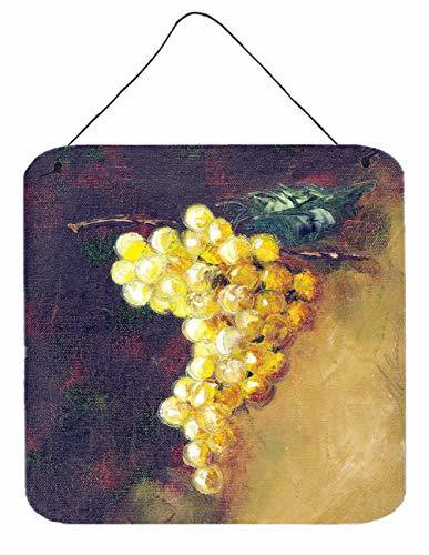 Caroline&#39;s Treasures Tmtr0152Ds66 New White Grapes By Malenda Trick Wall Or Door Hanging Prints, 6X6, Multicolor