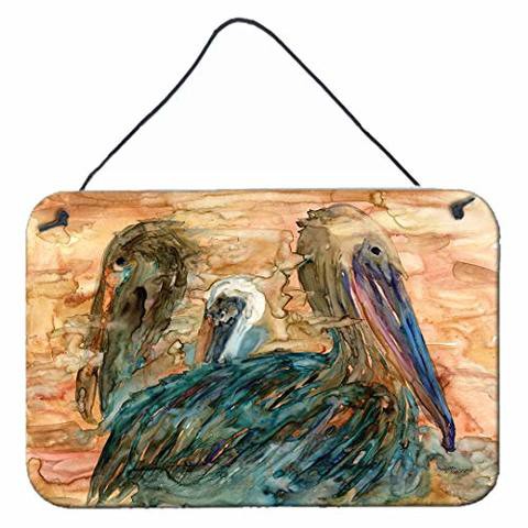 Caroline&#39;s Treasures 8977Ds812 Abstract Pelicans Wall Or Door Hanging Prints, 8X12, Multicolor