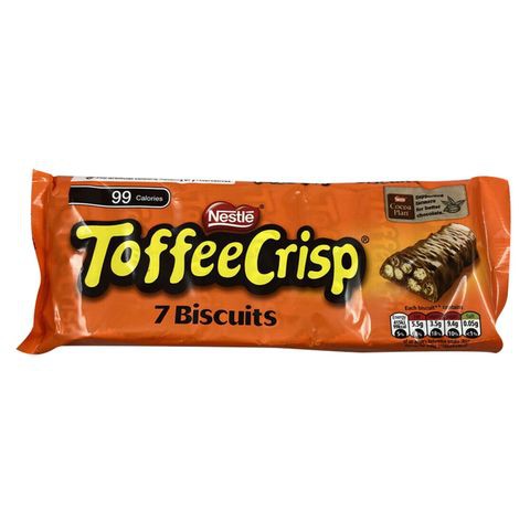 Nestle Toffee Crisp Chocolate Biscuits Pack Of 7 x 18.7g