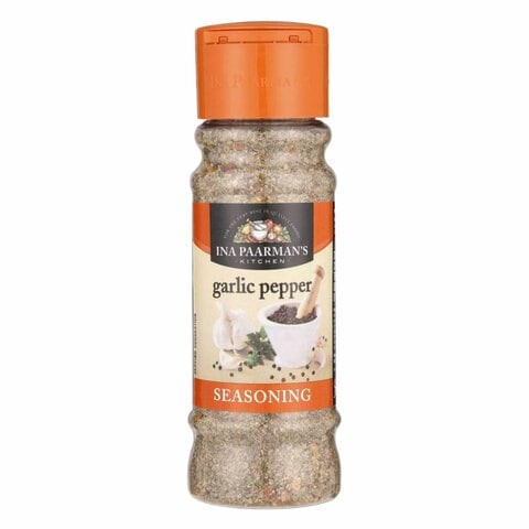 Ina Paarman&#39;s Kitchen Garlic Pepper Seasoning Mix 200ml