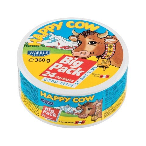 Happy Cow Cheese 24 Portion 360g