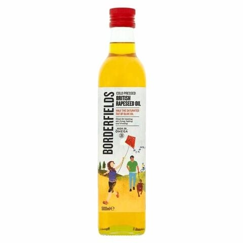 Borderfields British Cold Pressed Rapeseed Oil 500ml