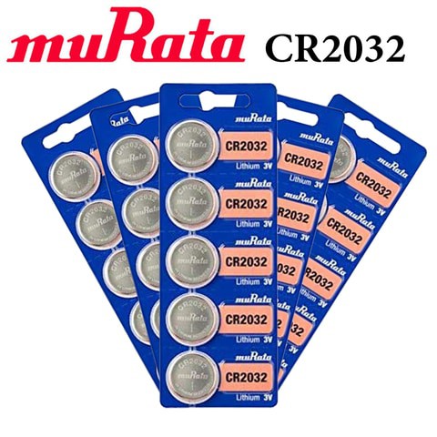 موراتا 25 قطعة بطاريات ليثيوم 3 فولت CR2032