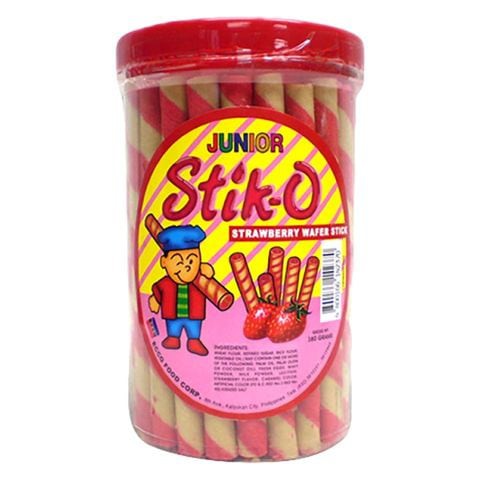 Eco Food Junior Stiko Strawberry Wafer Stick 380g