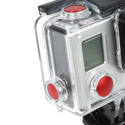 عام - TMC الألومنيوم بأكسيد اللون زر للحصول على مجموعة من GoPro 3+ زائد الإسكان - الأحمر