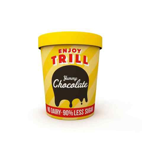 ENJOY TRILL Dairy Free &amp; Ultra Low Sugar - Chocolate Ice Cream 500ml Pint