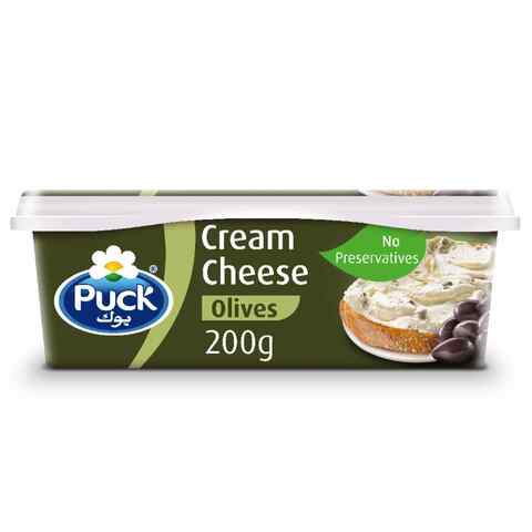 Puck Real Olives Cream Cheese Spread 200g