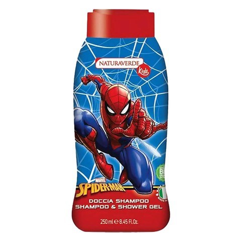 Naturaverde Marvel Spiderman Shampoo and Shower Gel White 250ml