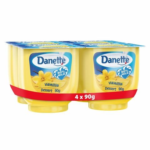 Danette Vanilla Cream 90 g x 4