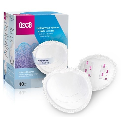 LOVI - Discreet Elegance Breast Pads 40 Pcs White