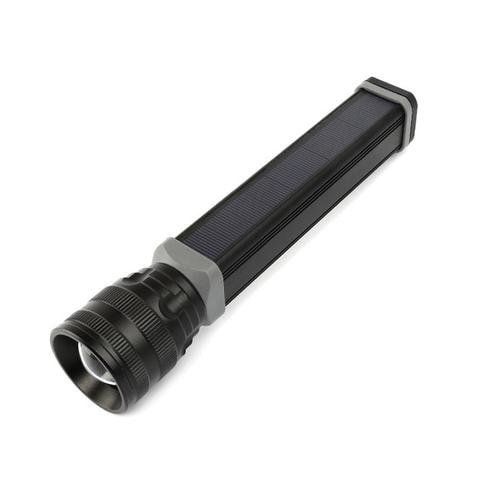 Dragon Mall Multifunctional Solar Powered USB Flashlight - Water Resistant