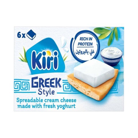 Kiri Greek Style Cheese Square 6 Portions 100g