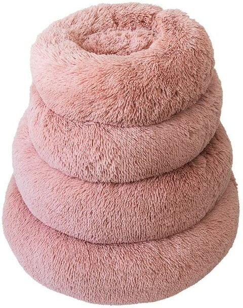 Goolsky Soft Plush Round Pet Bed Cat Soft Bed Cat Bed For Cats Small Dogs