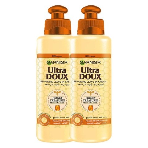 Garnier Ultra Doux Honey Valuable Repair Cream 200 ml x Pack of 2 33%