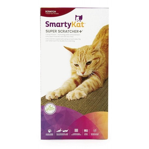 Smartykat Super Scratcher X Corrugate Cat Scratcher Hammock And Bed