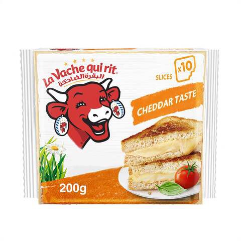 La Vache qui rit Cheddar Cheese Slices 10 Slices 200g