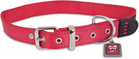 Petmate Nylon Adjustable Dog Collar 5/8&quot;X10-16&quot; Red