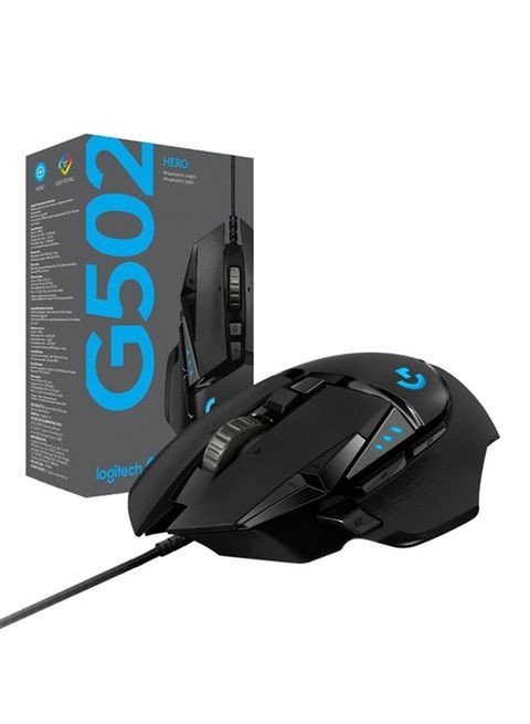 لوجيتك ماوس ألعاب G502 هيرو، أسود