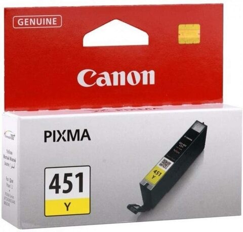 Canon Ink Cartridge, Yellow [Cli-451Y]