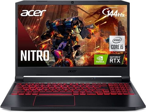 Acer Nitro 5 Gaming Laptop - 15.6" FHD, 144Hz, Core i5-10300H, 4GB NVIDIA GeForce RTX 3050 Laptop, 8GB RAM   256GB SSD, Windows 10 - Obsidian Black