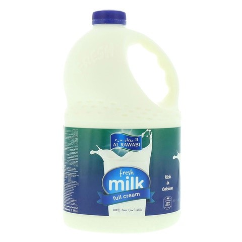 Al Rawabi Fresh Milk Full Fat 2 Liter