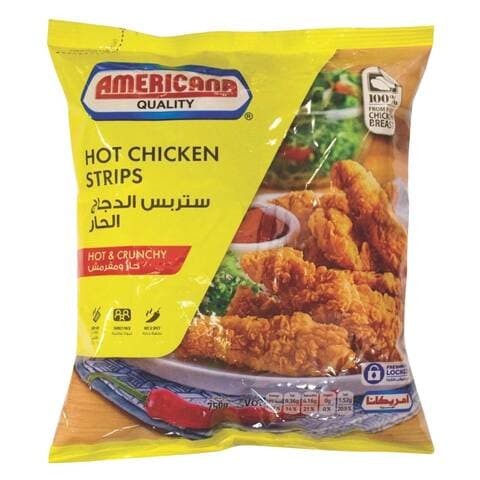 Americana chicken strips spicy 750 gm