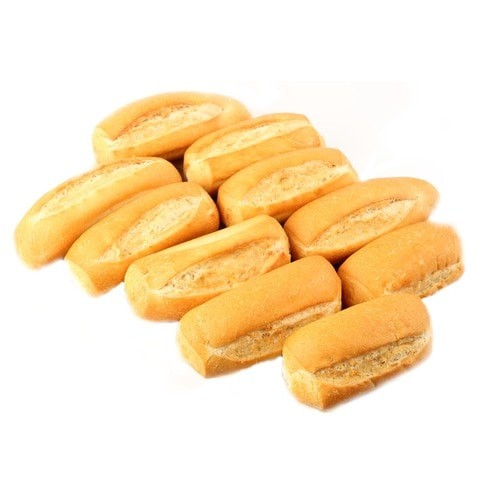 Pack of 10 small pieces of bread