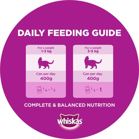 Whiskas cat food minced chicken 400g