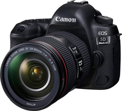 Canon EOS 5D Mark IV 24-105mm F/4L Is Ii Usm - 30.4Mp, DSLR Camera, Black