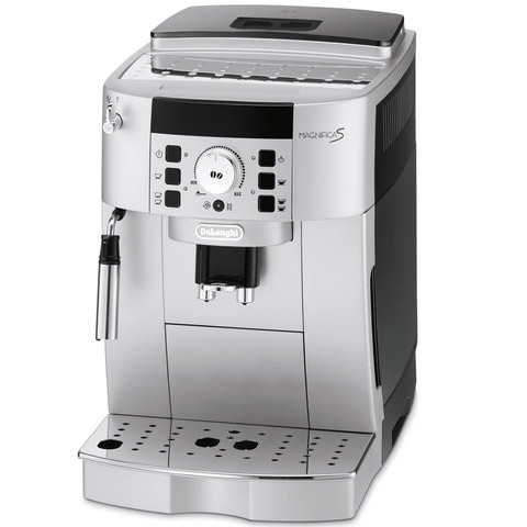 De'Longhi Magnifica S Fully Automatic Coffee Machine, 1.8 Liter Capacity, Silver and Black, ECAM22.11