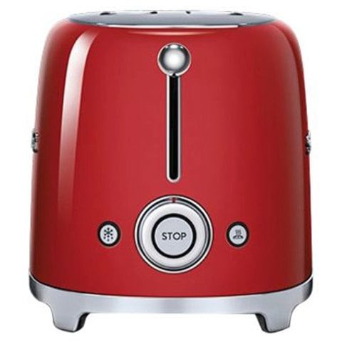 Smeg Toaster Two Slices 950 Watt TSF01RDUK