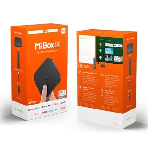 Xiaomi Mi Box S 4K Ultra HD TV Box - Black