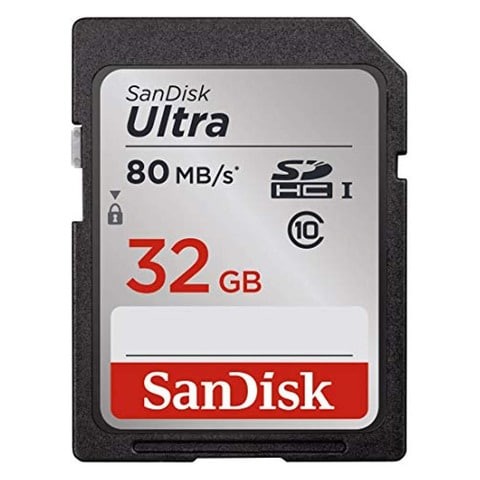 SanDisk Ultra SDHC UHS-I Memory Card 32GB 80MB/s (Class 10)