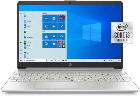 HP Notebook 14 - DQ1077WM - 14 inch FHD , Intel Core i3-1005G1, 8 GB RAM, 256 GB SSD, Windows 10 Home - Silver