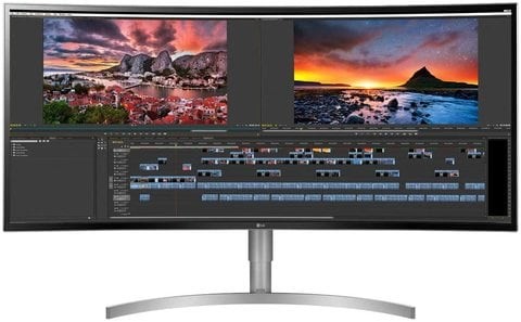 LG 38" WQHD+ Ultra Wide Curved Monitor, 21:9 Series, HDR10 - 38WK95C-W