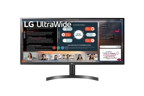 LG Monitor (AMA WFHD IPS) 34 inch with 21:9 FHD Screen - Black - 34WL500-B<br />
