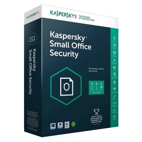 برنامج Kaspersky Small Office Security 5 + 5 مستخدمين + خادم واحد