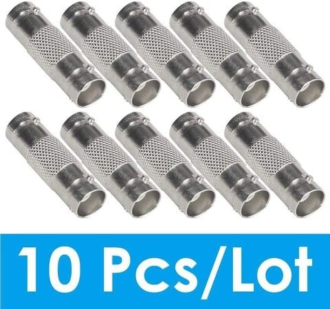 Tomvision 10pcs Female BNC to BNC Connector Adapter for Security Camera Systems