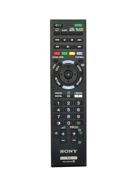 Sony Remote Control for Sony TVs, Black