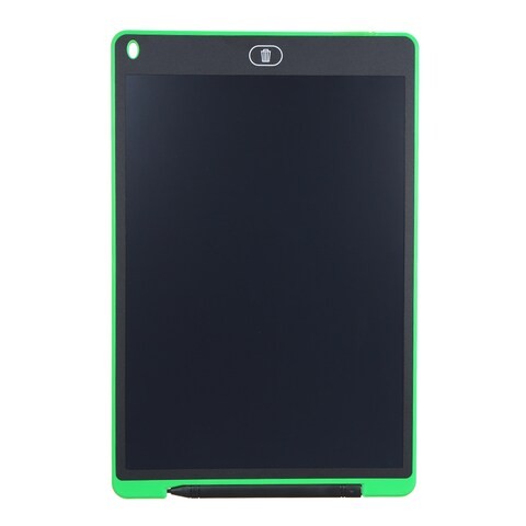 Generic - 12 Inch LCD Drawing Tablet Portable Digital Pad Writing Notepad Electronic Graphic Board Notes Reminder with Pen (Green)