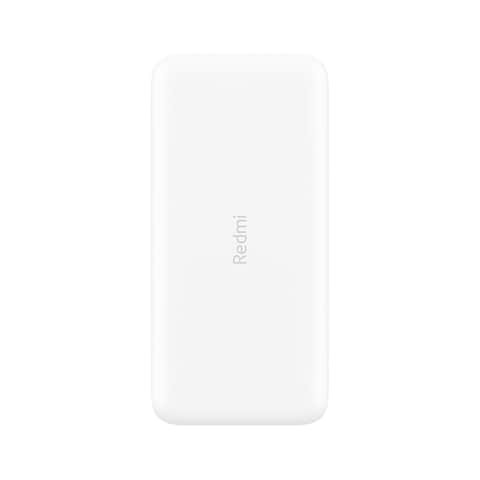 السلطة شاومى Redmi البنك 20000MAH تهمة السريع المزدوج USB المدخلات والمخرجات الصينية الأبيض