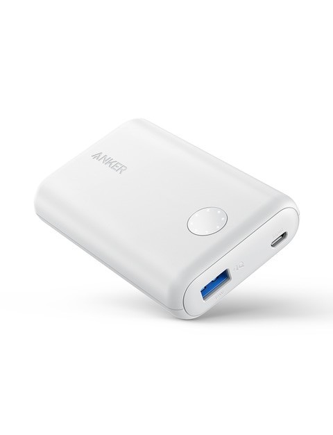 Anker PowerCore 10000mAh Portable Charger, White