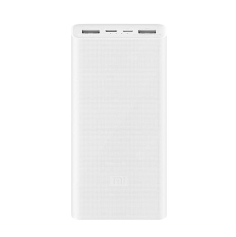 Xiaomi - 20000MAH Mi Power Bank 3 USB-C White