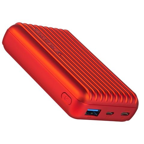 Titan-10C Battery Charger Capacity 10000 mAh With Micro USB Input And Super Fast USB 2.1 Port Promate - Red